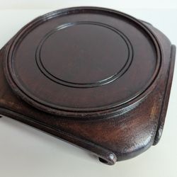 Asian Oriental Planter Jar Vase Bowl Stand Display Base 8.8"