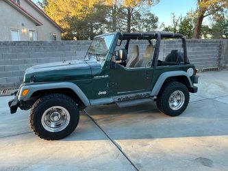 2000 Jeep Wrangler TJ Sport - rust-free Nevada, 2.5l 5-speed manual, half doors - $8,499 OBO