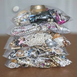 Over 20lbs! PARTS! Jewelry Making/Craft/Repair LOT!