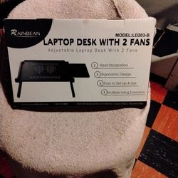 Laptop Desk With 2 Fans