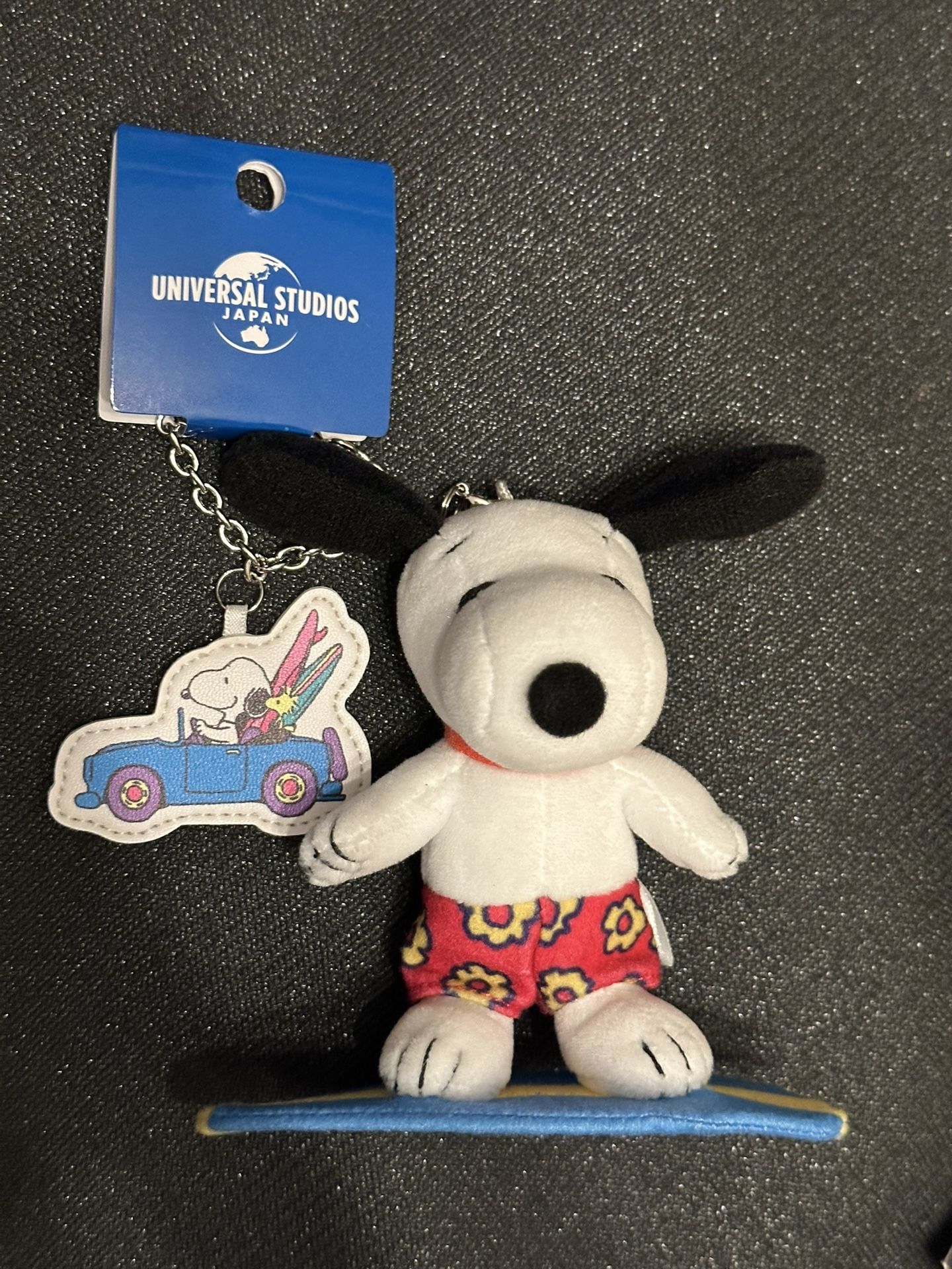 Peanuts Snoopy keychain surfing USJ limited universal studios japan