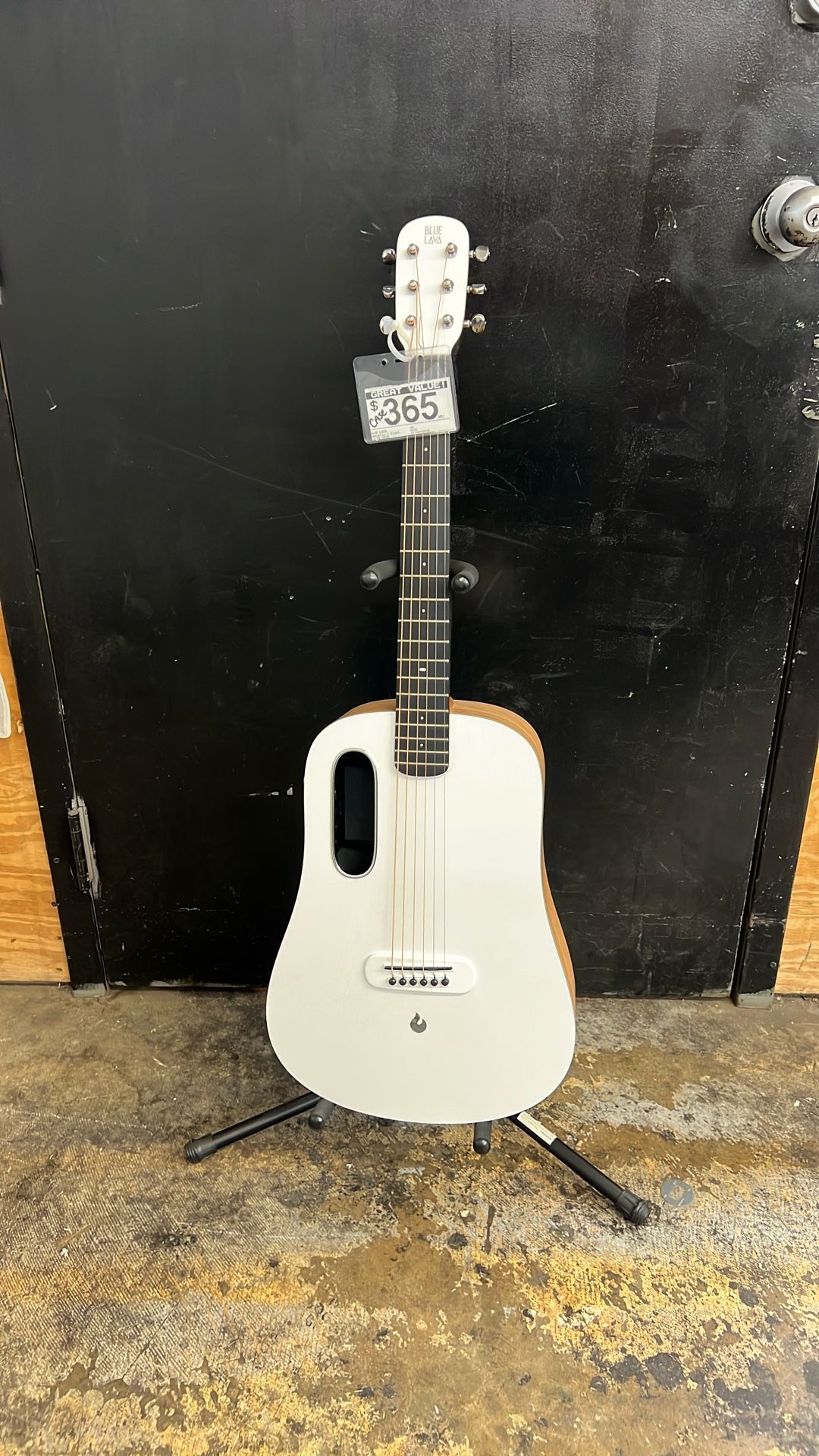 BLUE LAVA Acoustic Electric Guitar With Case