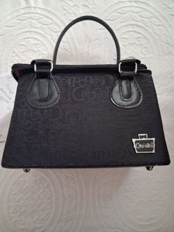 Caboodles Black Monogram Cosmetic Case