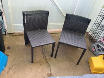 Two Outdoor Chairs, Need A Little Fixing Up ($15)