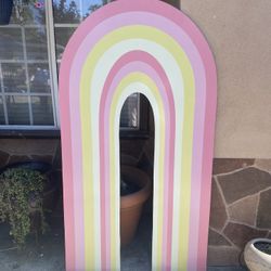 Rainbow Backdrop Wall