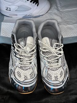 Bottega Veneta Orbit Sneakers Silver White size 45/11.5