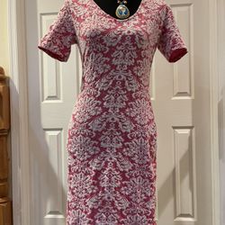 Alythea Pink And White Dress Small