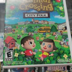 Animal Crossing City Folk Nintendo Wii 
