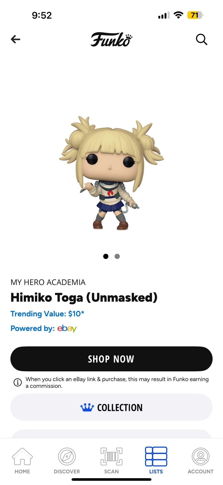 Himiko Toga funko pop