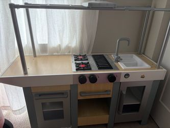 Wooden Kids Play Kitchen Set
