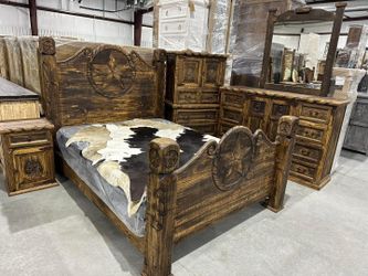Rustic bedroom set