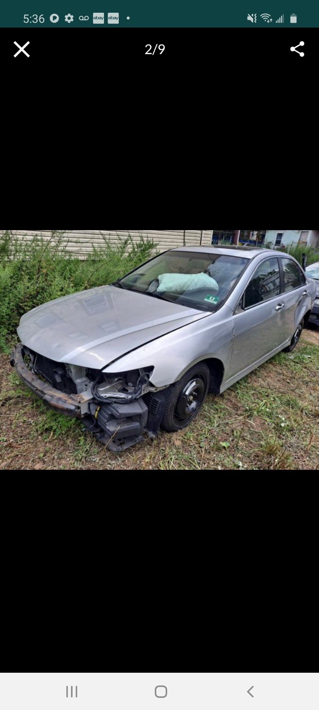 2008 acura tsx JUNK TITLE parts going fast