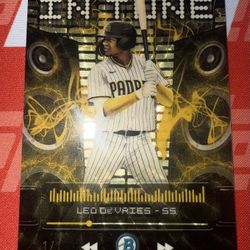 2024 BOWMAN CHROME LEO DE VRIES 1/1 SUPERFRACTOR  🔥 