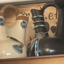 Aztec Wedding Vases X2