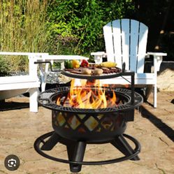 Brand New Wood Fire Pit