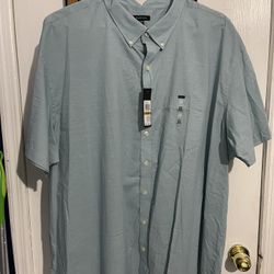 Van Heusen Button Down Shirt  Size: 4XL 21/21 half