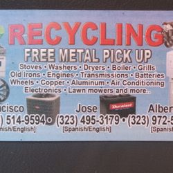 Free Scrap Metal Pickup/Recycling