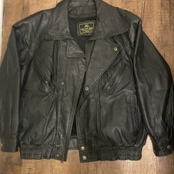 oscar piel leather biker jacket 