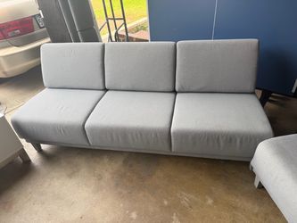 Hon Light Grey 3 seater Couches