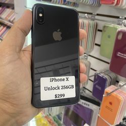 iPhone X Unlock 256GB Black 