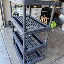 4 tier heavy duty shelf 23X35X53.5 $40 Gilbert and Ray rd. Check all pics and offers.