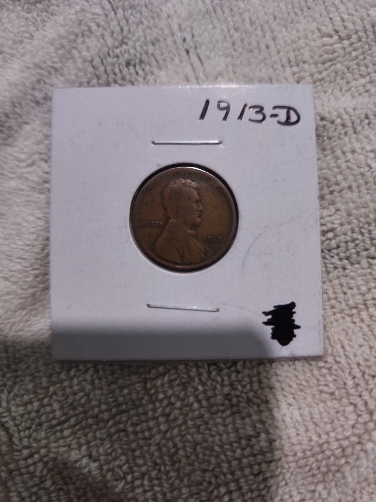 1913 D- Wheat Penny.