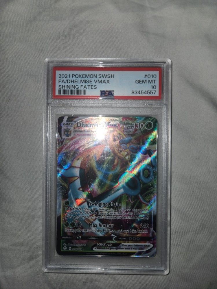 Pokemon Dhelmise VMAX PSA 10 