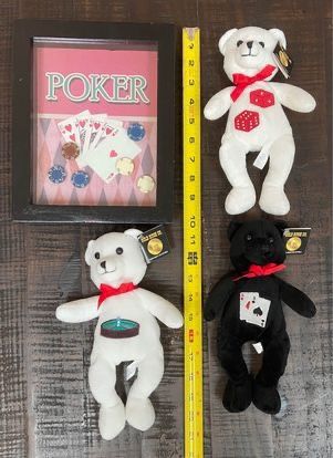 Poker Dice Roulette Plush and Frame $5 for all