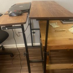 Stand-up Desk And Queen Bedframe
