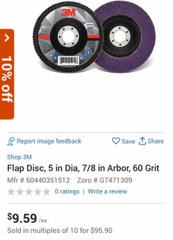 3M Flap disks 10 pk Metal Working