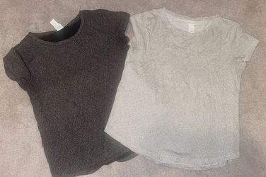 H&M Short Sleeve Tops In Black And White Size Small 
