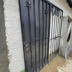 Iron screen security door