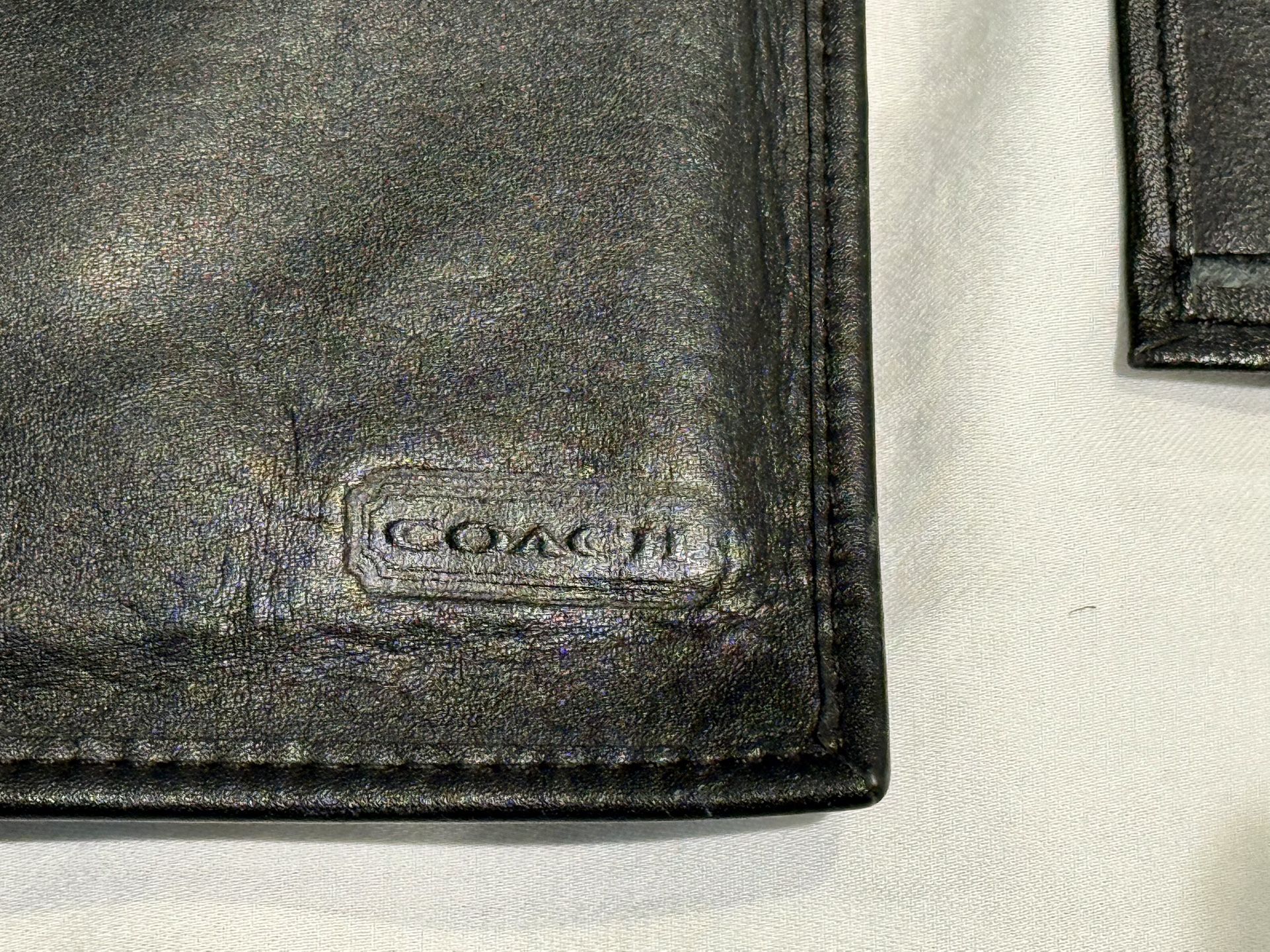 Coach Black Leather Wallet