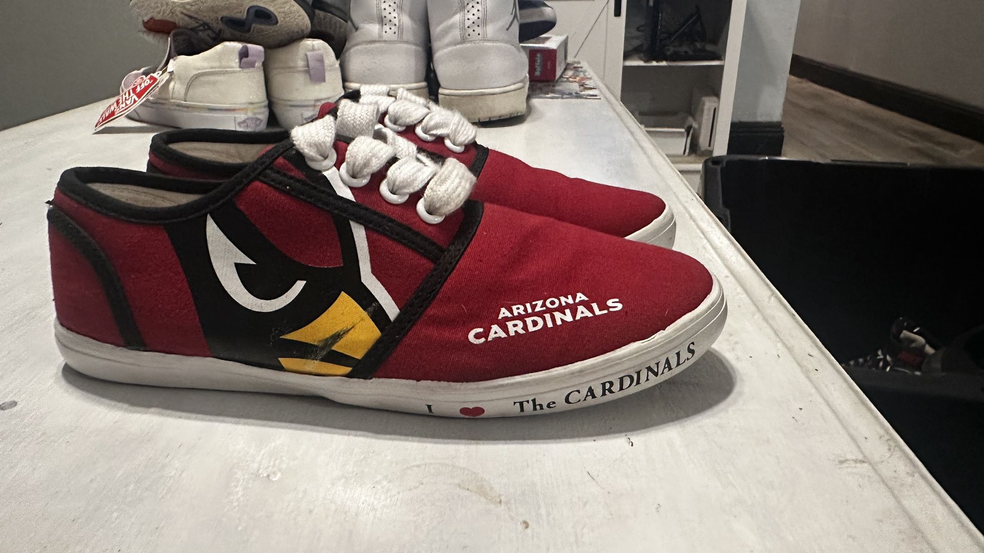 Az cardinals canvas sneakers women’s 6