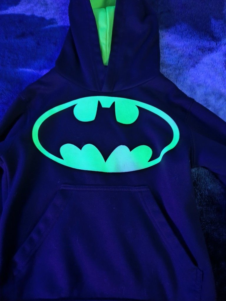 Neon Green Batman Sweater 4/5T