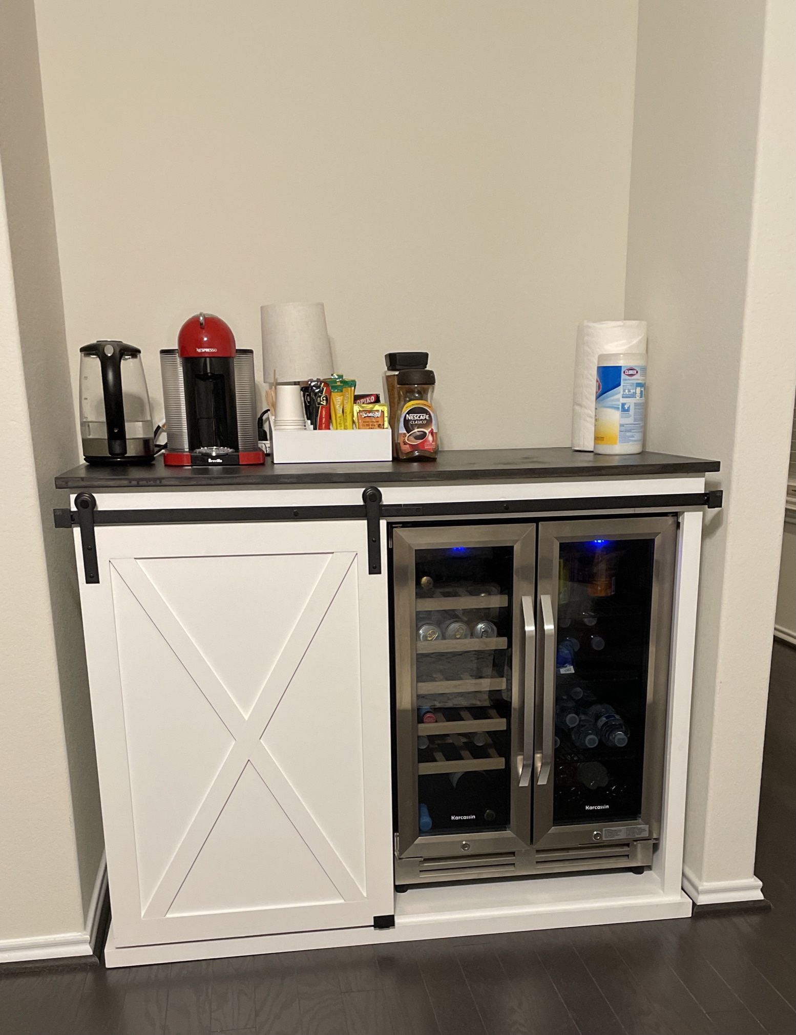 Custom built Wine Rack Cabinet Sideboard Buffet Coffee Hutch