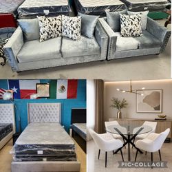 3ROOM PACKAGE DEAL QUEEN WITH MATTRESS