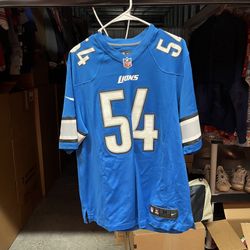 Detroit Lions NFL Deandre Levy Nike On Field Home Football Jersey Medium