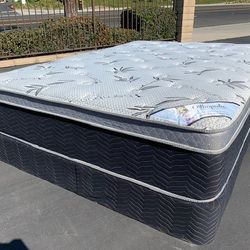 Queen Orthopedic Bamboo Pillow Top!+