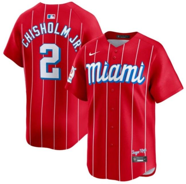 Miami Marlins Chisholm Jr. Jersey
