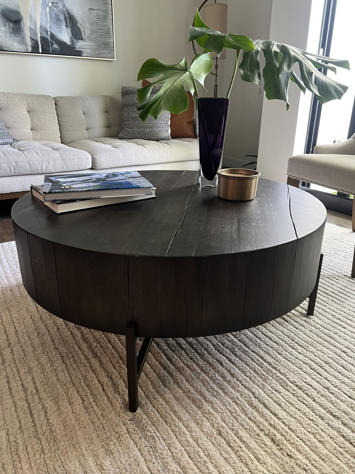 Tinsley Coffee Table - distressed