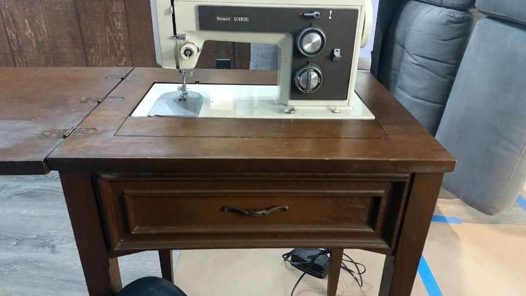 Sears Antique Sewing Machine Desk