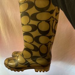 Coach Boots ( Rain Boots)