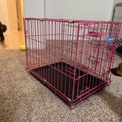 Pink S/M Dog Crate