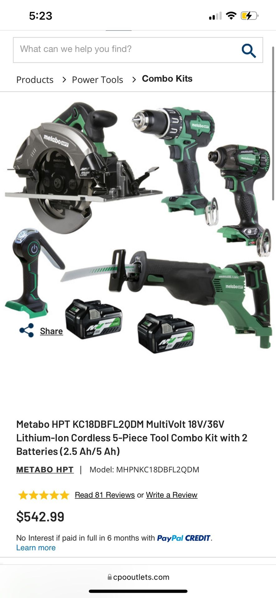 Metabo Tool Kit