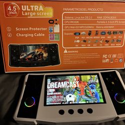 RegiisJoy R50 Ultra 50000 in 1 Handheld Game Console, 4.5 Inch IPS Screen