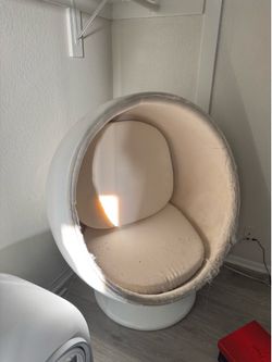 Globe chair mid century mod