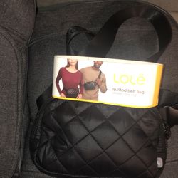 Lole Belt Bag  Quilted Fanny Pack
