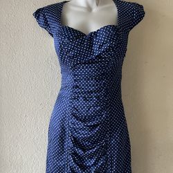 Mini Dress Guess Polka Dot Size 4