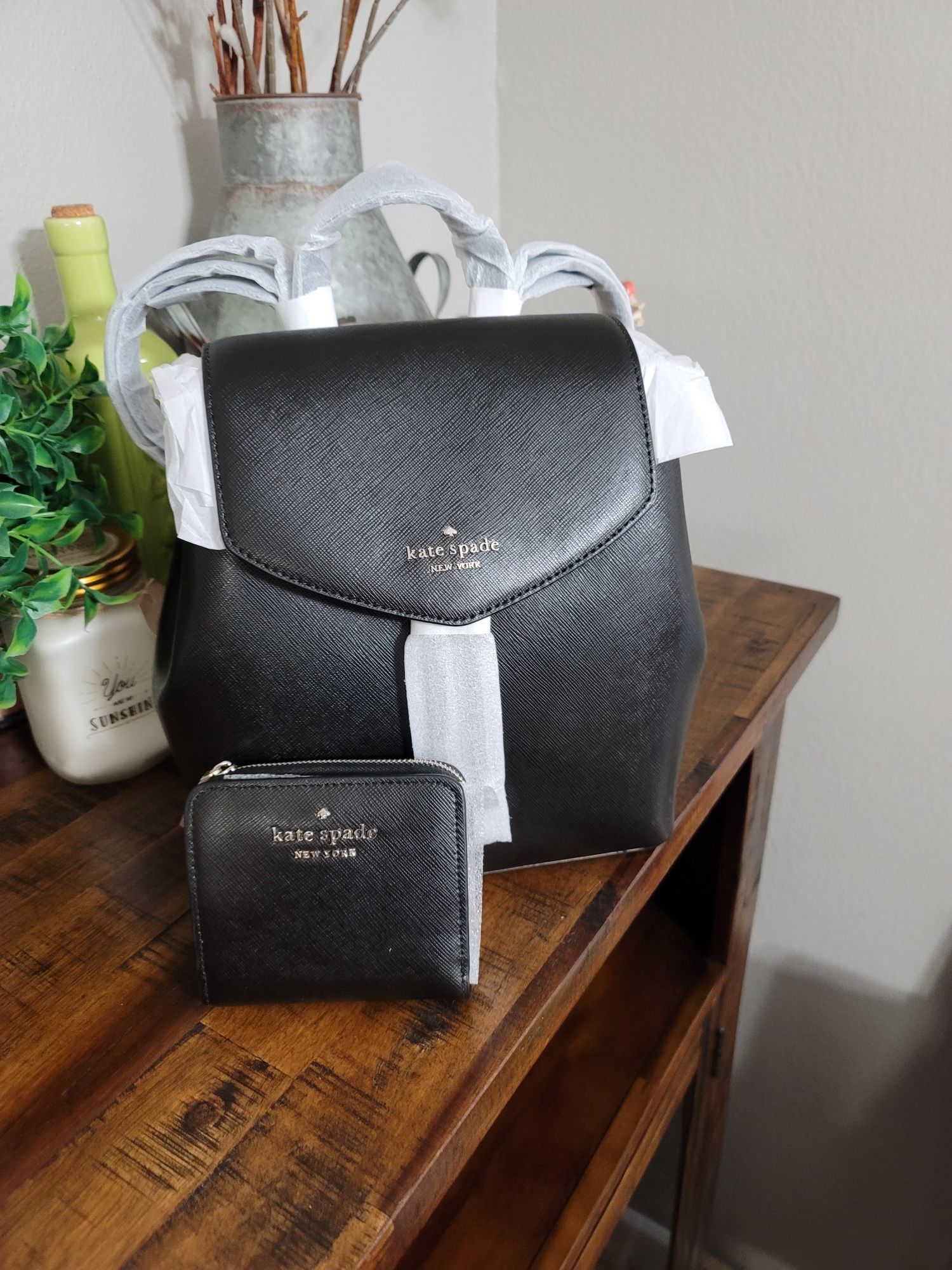 Kate Spade Mini Backpack with Mini Wallet